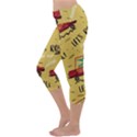 Childish-seamless-pattern-with-dino-driver Capri Yoga Leggings View2