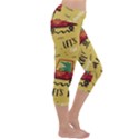 Childish-seamless-pattern-with-dino-driver Capri Yoga Leggings View3