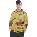 Childish-seamless-pattern-with-dino-driver Men s Pullover Hoodie View1