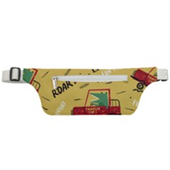 Childish-seamless-pattern-with-dino-driver Active Waist Bag