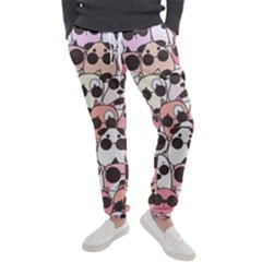 Cute-dog-seamless-pattern-background Men s Jogger Sweatpants