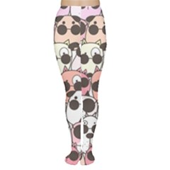 Cute-dog-seamless-pattern-background Tights