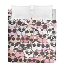 Cute-dog-seamless-pattern-background Duvet Cover Double Side (full/ Double Size)