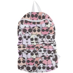 Cute-dog-seamless-pattern-background Foldable Lightweight Backpack