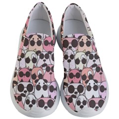 Cute-dog-seamless-pattern-background Women s Lightweight Slip Ons by Jancukart