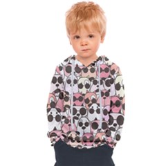 Cute-dog-seamless-pattern-background Kids  Overhead Hoodie