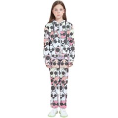 Cute-dog-seamless-pattern-background Kids  Tracksuit