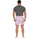 Beautiful cute animals pattern pink Beautiful cute animals pattern pink rainbow Men s Runner Shorts View4