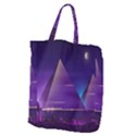 Egyptian-pyramids-night-landscape-cartoon Giant Grocery Tote View2