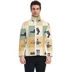 Egyptian-flat-style-icons Men s Bomber Jacket