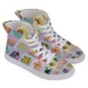 Egypt-icons-set-flat-style Women s Hi-Top Skate Sneakers View3