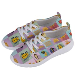 Egypt-icons-set-flat-style Women s Lightweight Sports Shoes