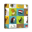 Egypt-travel-items-icons-set-flat-style Mini Canvas 6  x 6  (Stretched) View1