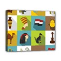 Egypt-travel-items-icons-set-flat-style Canvas 10  x 8  (Stretched) View1