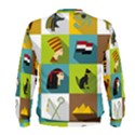 Egypt-travel-items-icons-set-flat-style Men s Sweatshirt View2