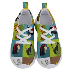 Egypt-travel-items-icons-set-flat-style Running Shoes by Jancukart