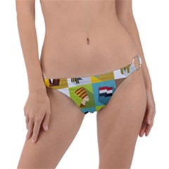 Egypt-travel-items-icons-set-flat-style Ring Detail Bikini Bottom