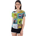 Egypt-travel-items-icons-set-flat-style Back Cut Out Sport Tee View1