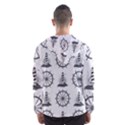 Marine-nautical-seamless-pattern-with-vintage-lighthouse-wheel Men s Hooded Windbreaker View2