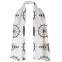 Marine-nautical-seamless-pattern-with-vintage-lighthouse-wheel Lightweight Scarf  View1