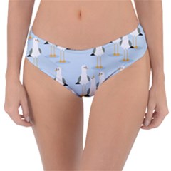 Cute-seagulls-seamless-pattern-light-blue-background Reversible Classic Bikini Bottoms by Jancukart