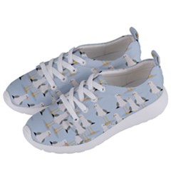 Cute-seagulls-seamless-pattern-light-blue-background Women s Lightweight Sports Shoes