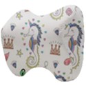 Seamless-pattern-cute-unicorn-cartoon-hand-drawn Head Support Cushion View4