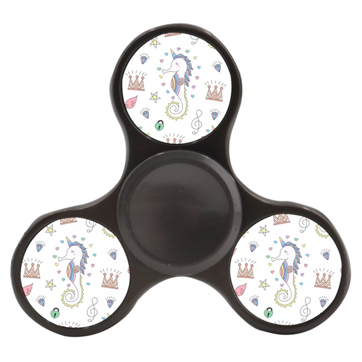 Seamless-pattern-cute-unicorn-cartoon-hand-drawn Finger Spinner