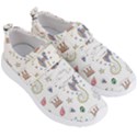 Seamless-pattern-cute-unicorn-cartoon-hand-drawn Men s Velcro Strap Shoes View3