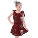 Tattoo-old-school-background-pattern Kids  Tie Up Tunic Dress View1