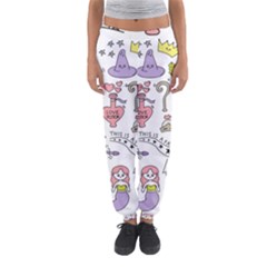 Fantasy-things-doodle-style-vector-illustration Women s Jogger Sweatpants by Jancukart