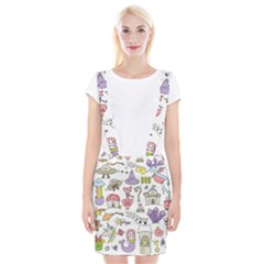 Fantasy-things-doodle-style-vector-illustration Braces Suspender Skirt