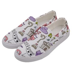 Fantasy-things-doodle-style-vector-illustration Men s Canvas Slip Ons