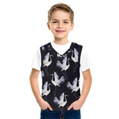 Crane-pattern Kids  Basketball Tank Top