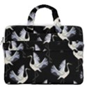 Crane-pattern MacBook Pro 13  Double Pocket Laptop Bag View2