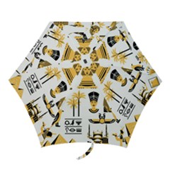 Egypt-symbols-decorative-icons-set Mini Folding Umbrellas