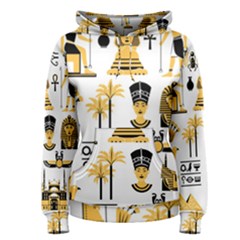 Egypt-symbols-decorative-icons-set Women s Pullover Hoodie