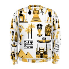 Egypt-symbols-decorative-icons-set Men s Sweatshirt by Jancukart