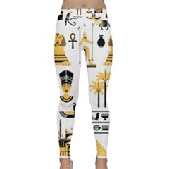 Egypt-symbols-decorative-icons-set Classic Yoga Leggings