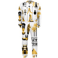 Egypt-symbols-decorative-icons-set Onepiece Jumpsuit (men)