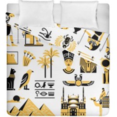 Egypt-symbols-decorative-icons-set Duvet Cover Double Side (king Size)