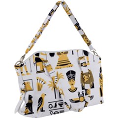 Egypt-symbols-decorative-icons-set Canvas Crossbody Bag