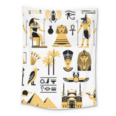 Egypt-symbols-decorative-icons-set Medium Tapestry