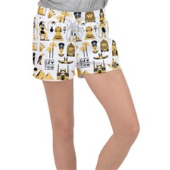 Egypt-symbols-decorative-icons-set Velour Lounge Shorts