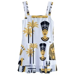 Egypt-symbols-decorative-icons-set Kids  Layered Skirt Swimsuit