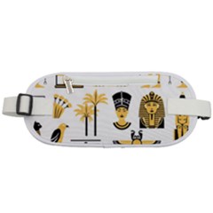 Egypt-symbols-decorative-icons-set Rounded Waist Pouch