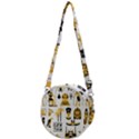 Egypt-symbols-decorative-icons-set Crossbody Circle Bag View1