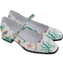 Set-cute-mermaid-seaweeds-marine-inhabitants Women s Mary Jane Shoes View3