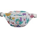 Set-cute-mermaid-seaweeds-marine-inhabitants Fanny Pack View1