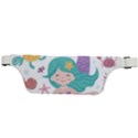 Set-cute-mermaid-seaweeds-marine-inhabitants Active Waist Bag View2